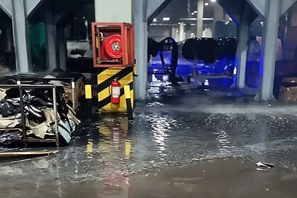 Başiskele'de Fabrikaları Su Bastı!