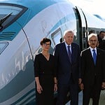 Cumhurbaşkanı Erdoğan Hızlı Tren Hattında İlk Sürüşü Yaptı