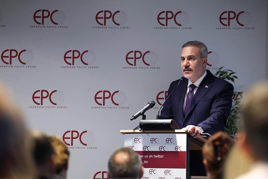 Dışişleri Bakanı Fidan European Policy Centre Düşünce Kuruluşunda Hitapta Bulundu