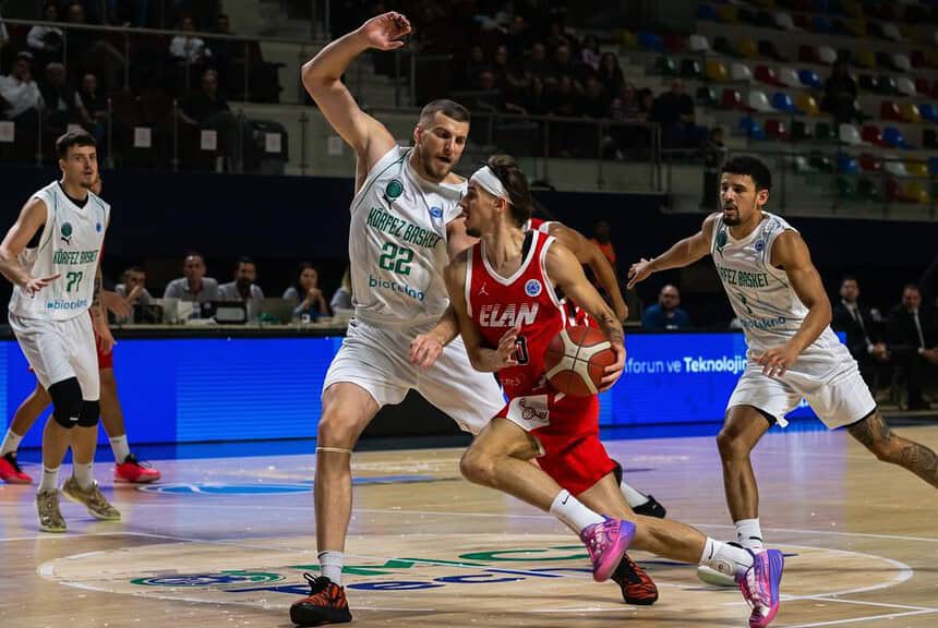 FIBA Eurocup: Körfez Basket: 74 - Elan Chalon: 65