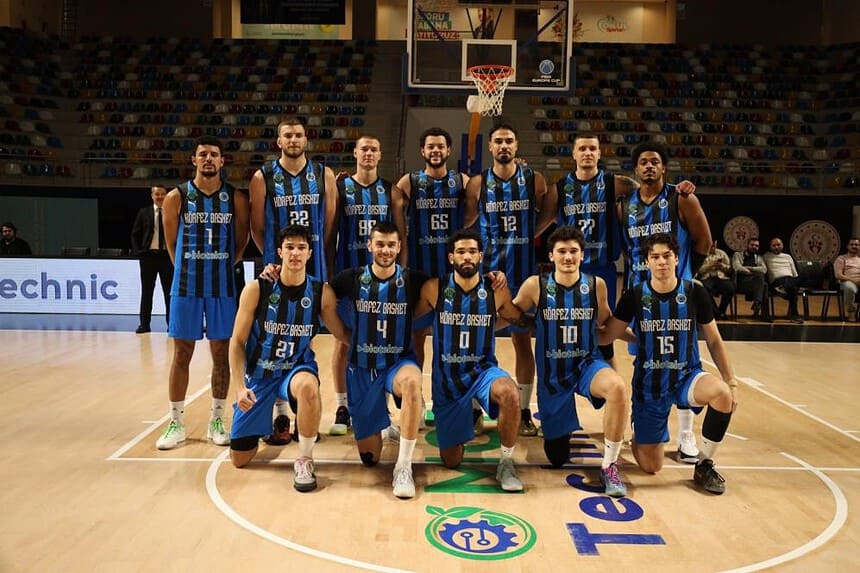 FIBA Europe Cup: Körfez Basket: 112 - Manchester Basketball: 71