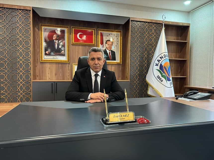 Kandıra Belediye Başkanı Erol Ölmez’den 29 Ekim Cumhuriyet Bayramı'nın 103. Yılı Mesajı