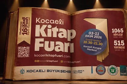 Uluslararası 16. Kocaeli Kitap Fuarı İlk Gün Programı Belli Oldu!