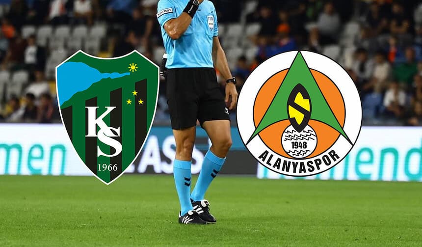 Alanyaspor Kocaelispor Maçının Hakemi Belli Oldu!