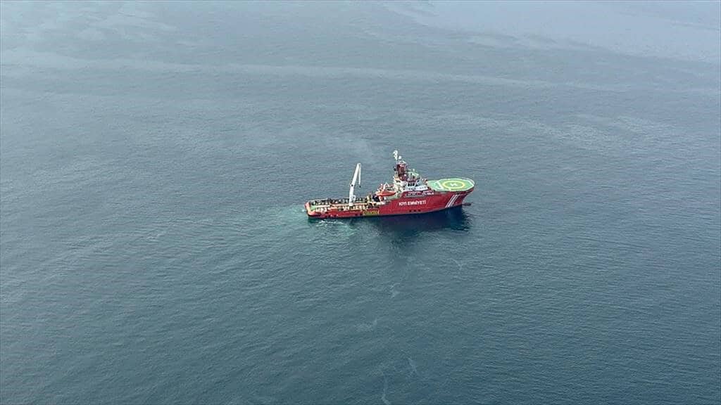 Marmara Denizi'ndeki batan gemide yeni gelişme Bir kişinin cansız bedenine ulaşıldı