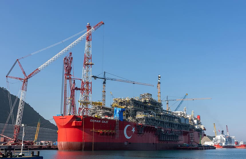 Türkiye’nin İlk Yüzer Üretim Platformu Osman Gazi Görev Yerine Uğurlanıyor: Üretim İki Katına Çıkacak!