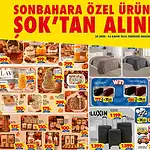 ŞOK 28 Ekim 2026 Kataloğu: Paşabahçe Çay Takımı, 6 Bölmeli Saklama Kutusu, Kırışıklık Karşıtı Krem, Salyangoz Özlü Tonik
