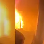 Alevler Arasında Mahsur Kalan Kız Çocuğunu Çevredekiler Kurtardı