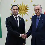 Ankara'daki Türk Devletleri Teşkilatı Zirvesinde Erdoğan ve Berdimuhammedov Baş Başa Görüştü
