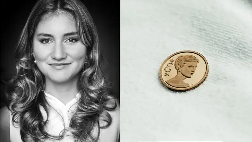 Belçika Prensesi Elisabeth İçin Tarihte İlk Kez Altın Para Basıldı