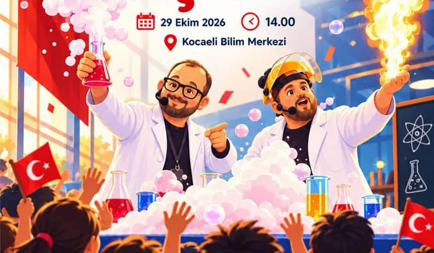 Kocaeli Bilim Merkezi’nde 29 Ekim Cumhuriyet Bayramı’na Özel Ücretsiz Bilim Şovu!