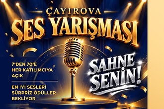 Çayırova Ses Yarışması Başvuruları 15 Ekim'de Başlıyor!