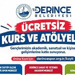 Derince Belediyesi'nden Gençlere Ücretsiz Kurs ve Atölyeler!