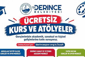 Derince Belediyesi'nden Gençlere Ücretsiz Kurs ve Atölyeler!