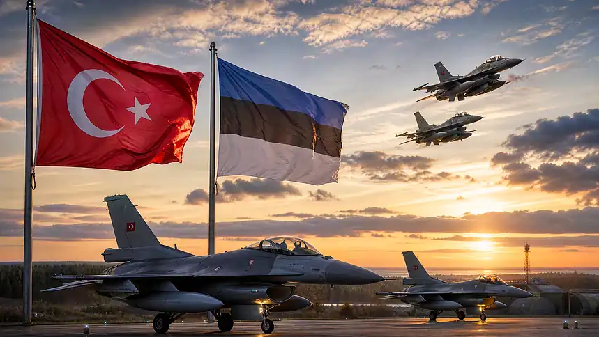 Estonya, Baltık'ı Koruyan Türk F-16'larına Teşekkür Etti