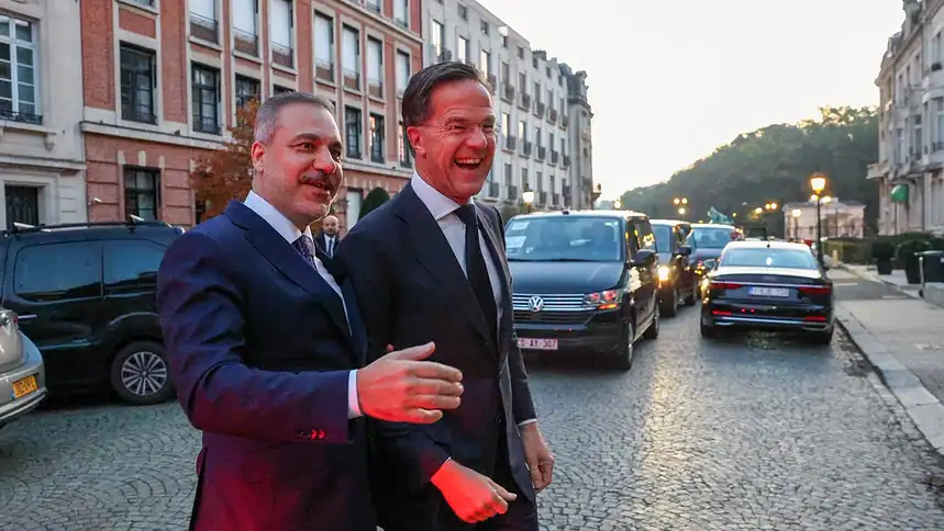 Fidan Brüksel'de Rutte ile Görüştü: Belçika Temasları Başladı