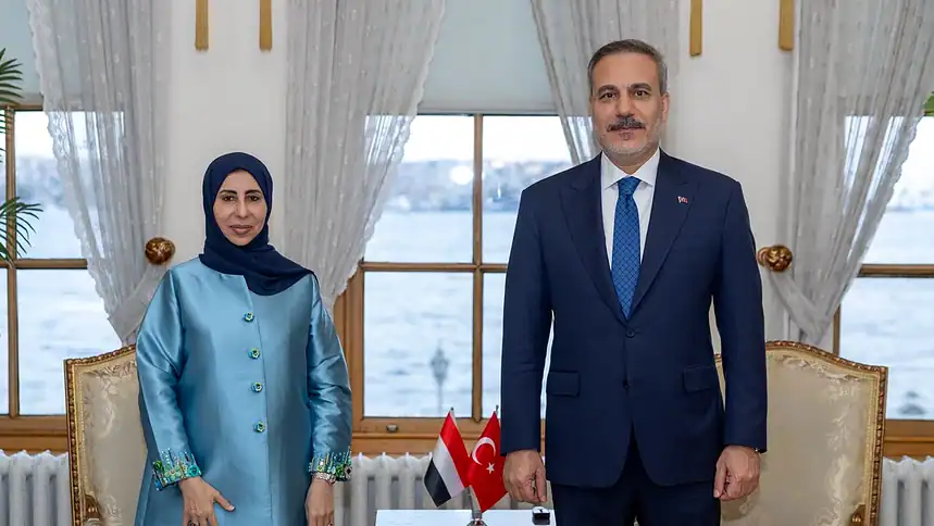 Fidan, Yemenli Mevkidaşı Al-Zuba İle Bir araya Geldi