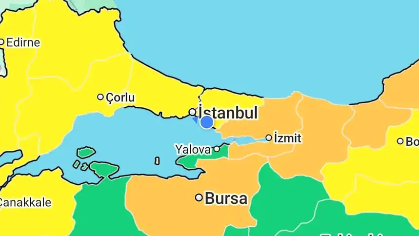 İstanbul'a Tekrar Kuvvetli Yağış Geliyor: Avrupa Yakası'nda Sel Alarmı