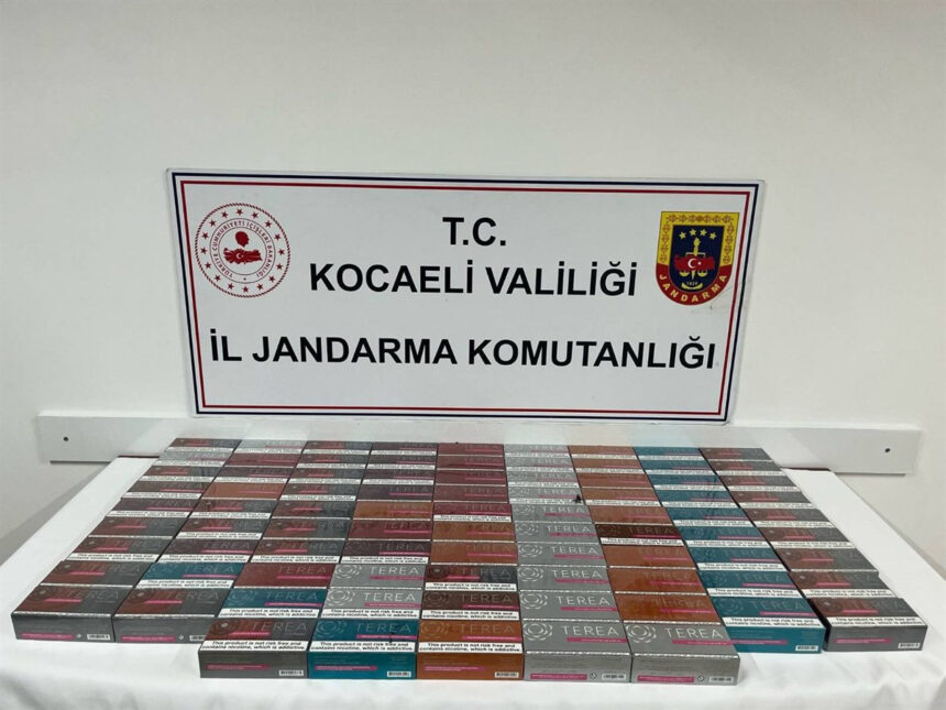 Kocaeli Jandarmasından Kaçakçılık Operasyonu: Dilovası ve Gebze'de 1,1 Milyon TL'lik Sigara Ele Geçirildi!
