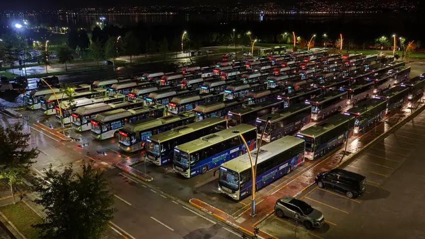 Kocaeli UlaşımPark 70 Otobüs ve 116 Personelle Antalya COP31 Zirvesinde Görev Yapacak