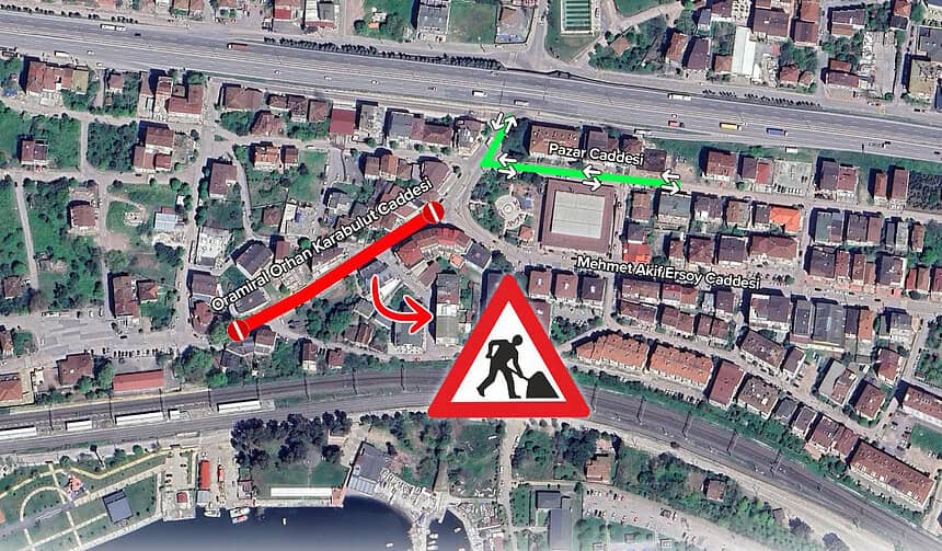 Körfez'de O Cadde Beş Gün Araç Trafiğine Kapalı Olacak