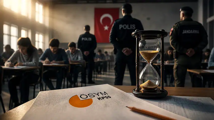 KPSS Ortaöğretim Sınavı İçin 35 Binden Fazla Polis ve Jandarma Görev Yapacak
