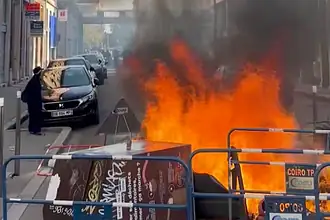 Lyon'da Öğrenci Protestosu Sokağa Taştı: Polisle Karşı Karşıya Geldiler