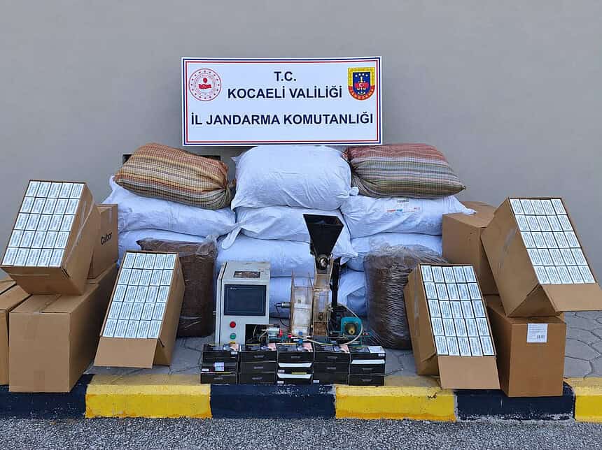 Kocaeli Başiskele’de Kaçak Tütün Operasyonu: 1 Milyon TL Değerinde Malzeme Ele Geçirildi!