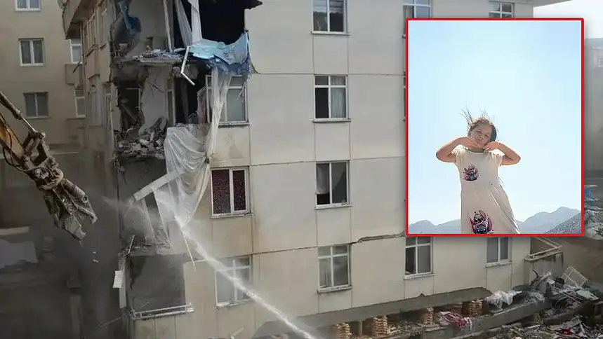 Maltepe'de Çöken Binada: 5 Yaşındaki Gülce'den Geriye Bu Fotoğraf Kaldı