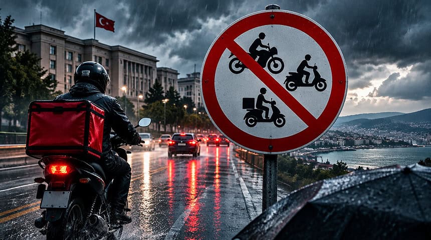 Kocaeli Valiliği'nden Sağanak Uyarısı: Motosiklet, Scooter Ve Motokuryelere Trafik Yasağı Geldi!