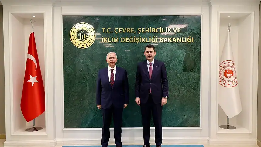 Murat Kurum, Mansur Yavaş’ı Kabul Etti