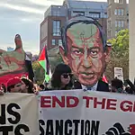 New York'ta Binlerce Kişi Gazze İçin Yürüdü