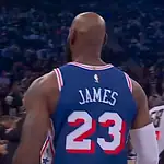 Philadelphia, LeBron James’li Kadrosuyla Knicks’i Deplasmanda 106-100 Mağlup Etti