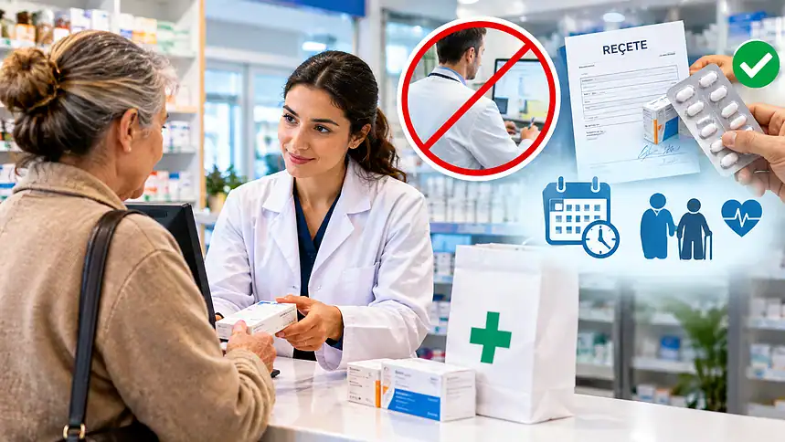 Raporlu İlaç Kullananlara Yeni Kolaylık Geliyor: Doktora Gitmeden Eczaneden Alınabilecek