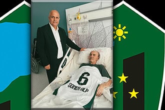 Kocaelispor Başkanı Durul'dan Efsane Futbolcu Soner Alp'e Geçmiş Olsun Ziyareti