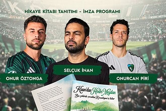Selçuk İnan ve Kocaelisporlu Oyuncular Kitap Fuarı'nda Okurlarla Buluşacak!