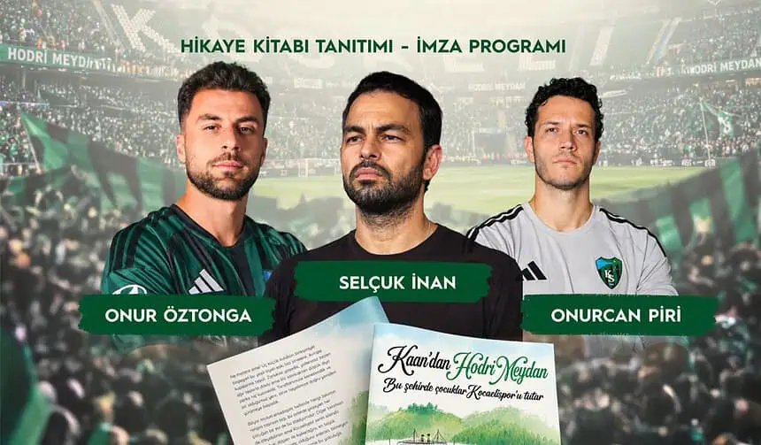 Selçuk İnan ve Kocaelisporlu Oyuncular Kitap Fuarı'nda Okurlarla Buluşacak!
