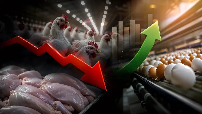 Tavuk Eti Üretimi Ağustos'ta Düştü: Aylık Kayıp 14 Bin Ton