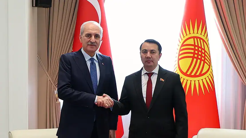TBMM Başkanı Kurtulmuş Bişkek'te Mamataliyev'le Görüştü: "Kırgızistan Önceliğimiz"