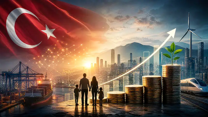 Türkiye'nin Milli Geliri 2025'te Yüzde 41,4 Arttı: 62 Trilyon Lira