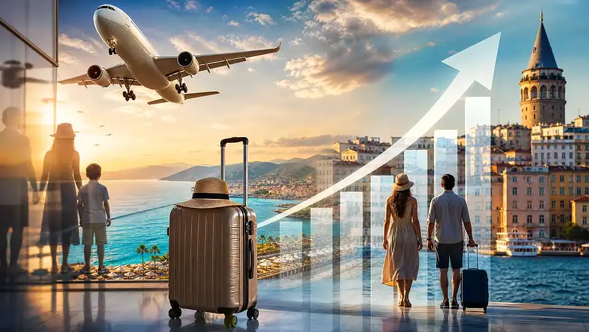 Türkiye'nin Üçüncü Çeyrekte Turizm Geliri 25,5 Milyar Doları Aştı