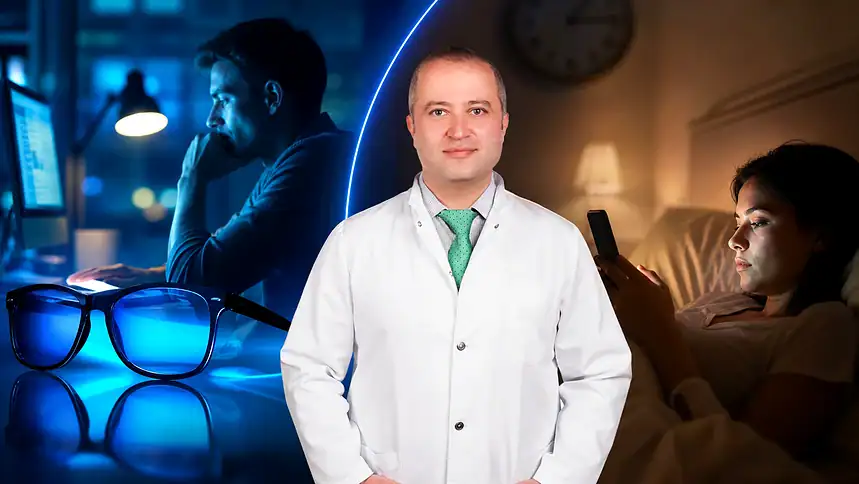 Uzmandan Uyku Uyarısı: Mavi Işık Gözlüğü Göz Yorgunluğunu Çözmüyor