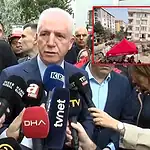 Vali Gül: Maltepe'de Çöken Bina Kontrollü Yıkılacak