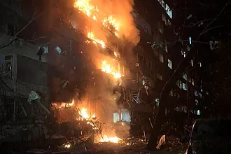 Zelenskiy Kiev’e Füze Saldırısını Duyurdu: "600 Bin Kişi Elektriksiz"